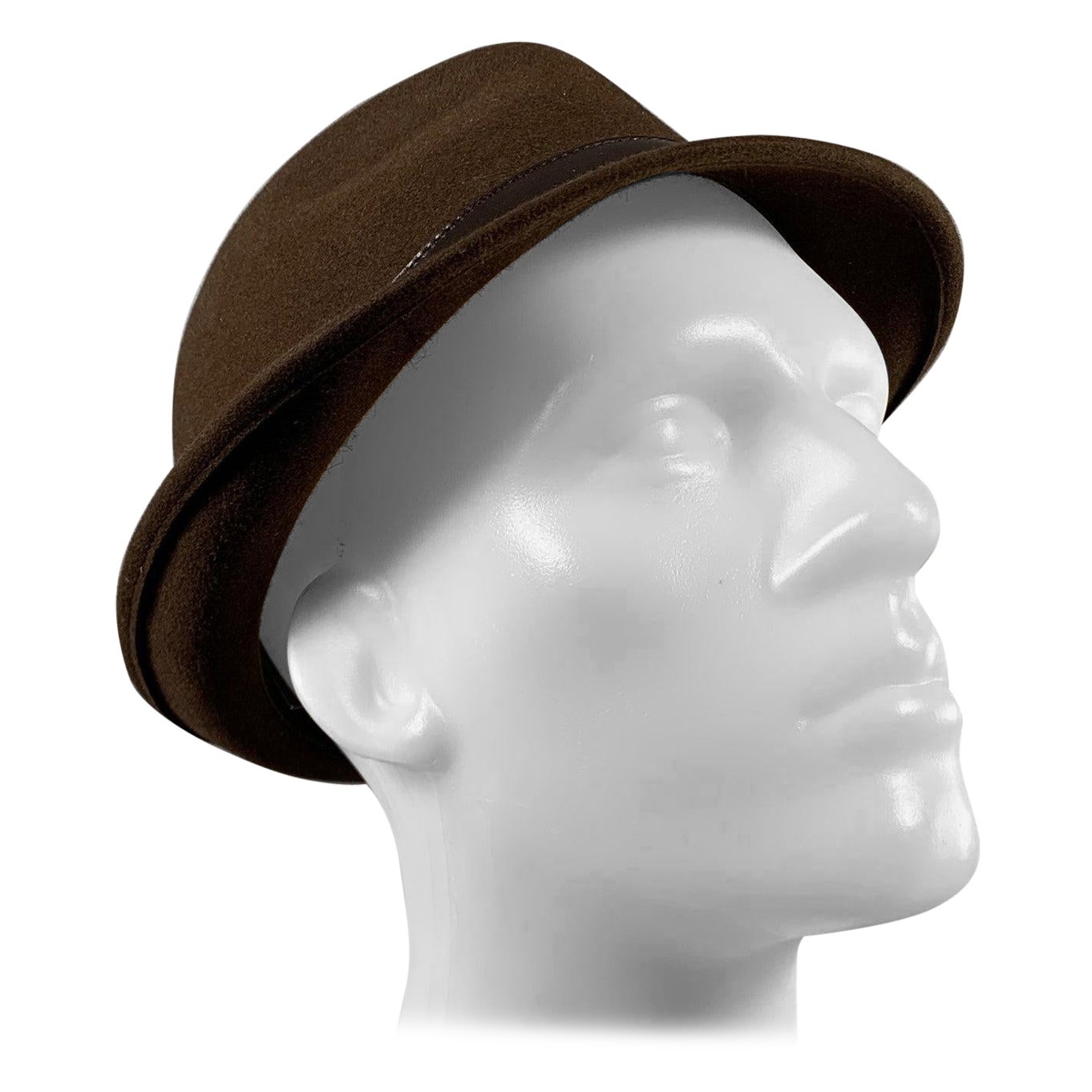 GUCCI Size L Brown Rabbit Hats