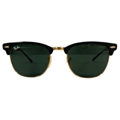 RAY-ban Schwarzgold -Clubmaster Classic-Sonnenbrille