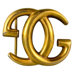 Hebilla de cinturón GUCCI talla L Monograma GG de metal
