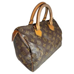 Vintage LOUIS VUITTON Brown Monogram Canvas Speedy 30,  Most popular Mini Bag