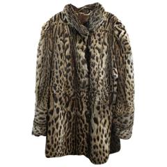 Awesome Wild Cat Fur Coat