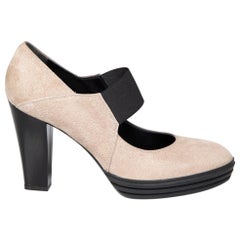 HOGAN Pumps con cinturino in pelle scamosciata marrone Taglia IT 39