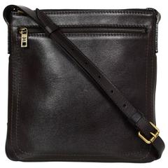 Louis Vuitton Brown Leather Cuir Liege Crossbody Messenger Bag
