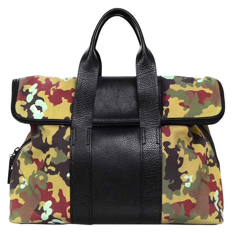 3.1 Phillip Lim Camouflage 31 Hour Bag w/DB/Care Booklet For Sale at ...