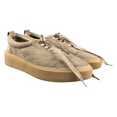 FEAR OF GOD Size 11 Grey Textured Suede Lace Up Sneakers