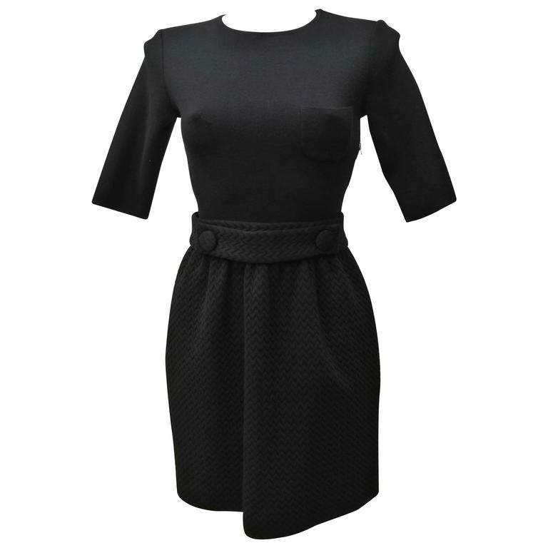 M by Missoni Black Silk Cotton Dress For Sale at 1stdibs
