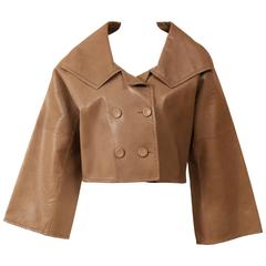 BOTTEGA VENETA Brown Leather Jacket