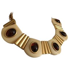 Yves Saint Laurent Rive Gauche Vintage Signed Numbered Necklace