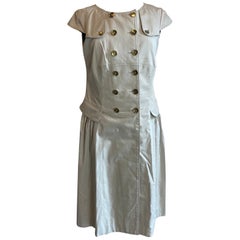 Vestido Burberry como un trench