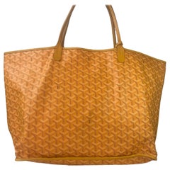 Goyard Anjou PM Medium Tote Yellow Reversible Leather Lining