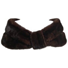 Vintage Mink Fur Stole, Wrap, Fling, Scarf, Cape or Collar by Bullock's Wilshire
