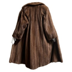 Vintage Autumn Haze Full Length Saga Mink Fur Coat Size M-L