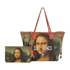 Louis Vuitton x Jeff Koons Monalisa Masters Neverfull MM Tragetasche Medium
