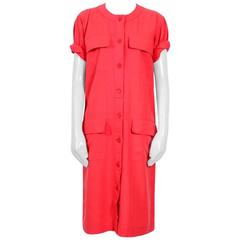 Vintage YVES SAINT LAURENT "rive gauche" Cotton Dress 9