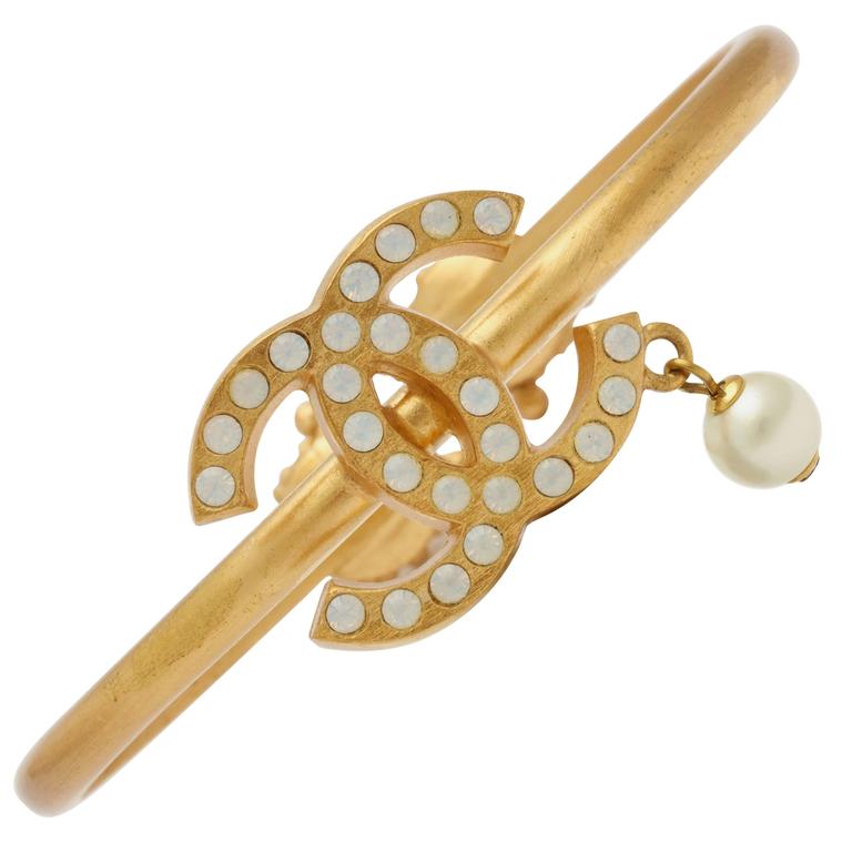 Vintage Chanel Bangle Bracelet For Sale at 1stdibs