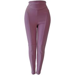 Claude Montana Pale Pink Stretch Leggings 3