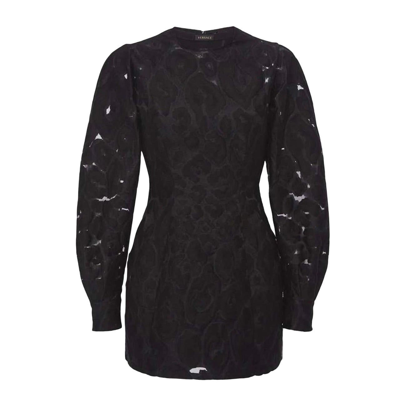 Versace Sexy Black Mini Dress Italian 38 - US 2 NWT For Sale
