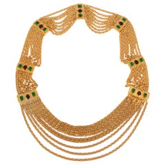 Chanel Chain Golden Metal Chain Belt, 1996