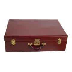 Hermès Red Box Lederkoffer, 1950 CIRCA