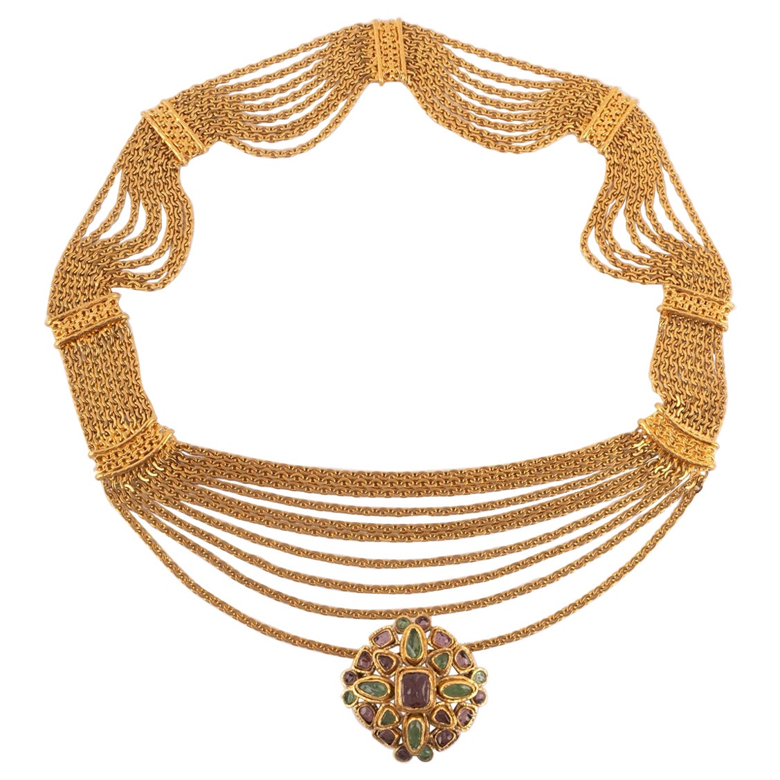 Chanel Golden Metal Chain Belt Fall, 1996 For Sale