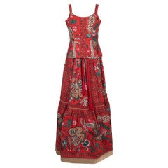Set in cotone rosso Lanvin