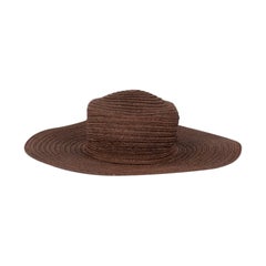 Marie Mercié Brown Straw Hat