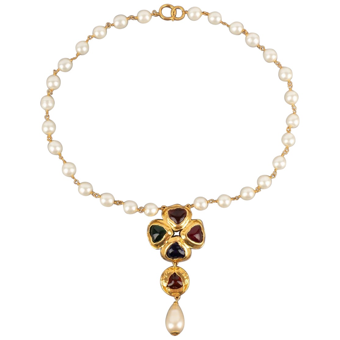Chanel Costume Pearl Necklace, 1990s