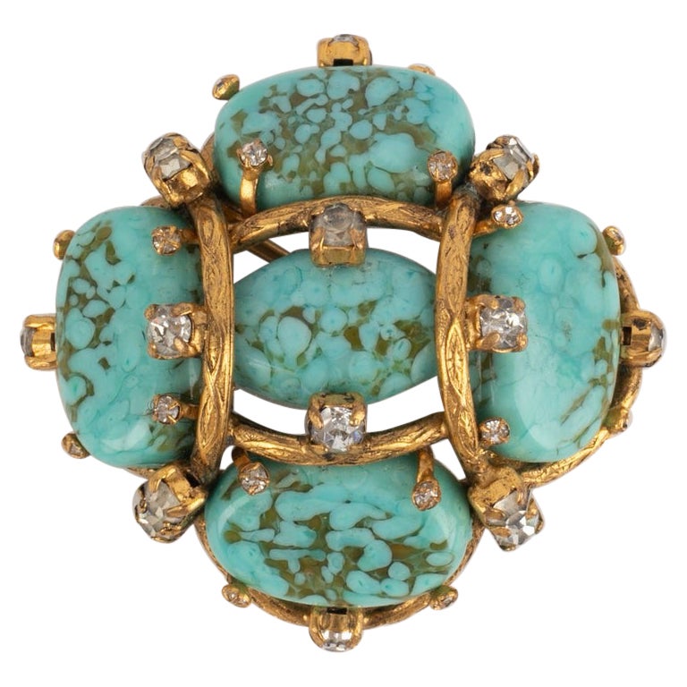 Chanel Golden Metal Brooch Haute Couture