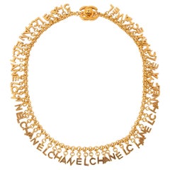 Chanel Charm Golden Metal Necklace, 1996