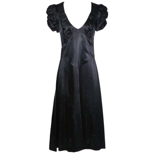 Biba Silk Dress circa 1970s For Sale at 1stDibs