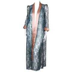 Biba Lace Jacket with Satin Trim circa 1970s 12