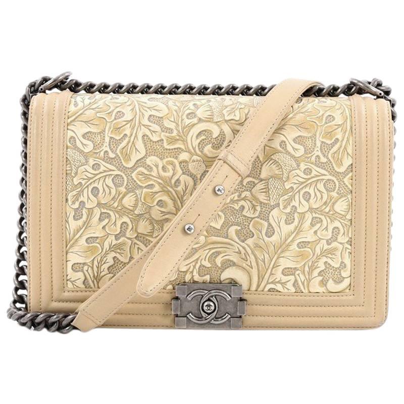 Chanel Cordoba Boy Flap Bag Leather New Medium