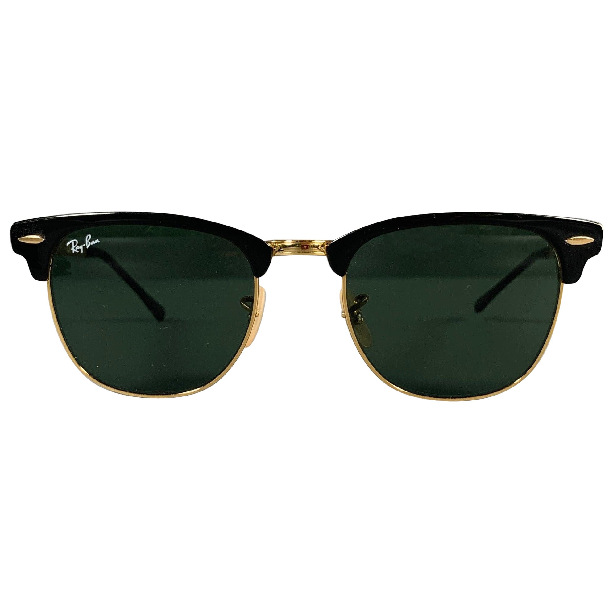 Ray-Ban Noir Or -Lunettes de soleil Classic Clubmaster