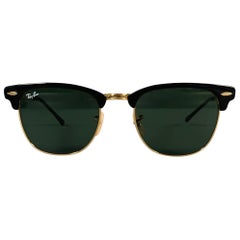 RAY-ban Schwarzgold -Clubmaster Classic-Sonnenbrille