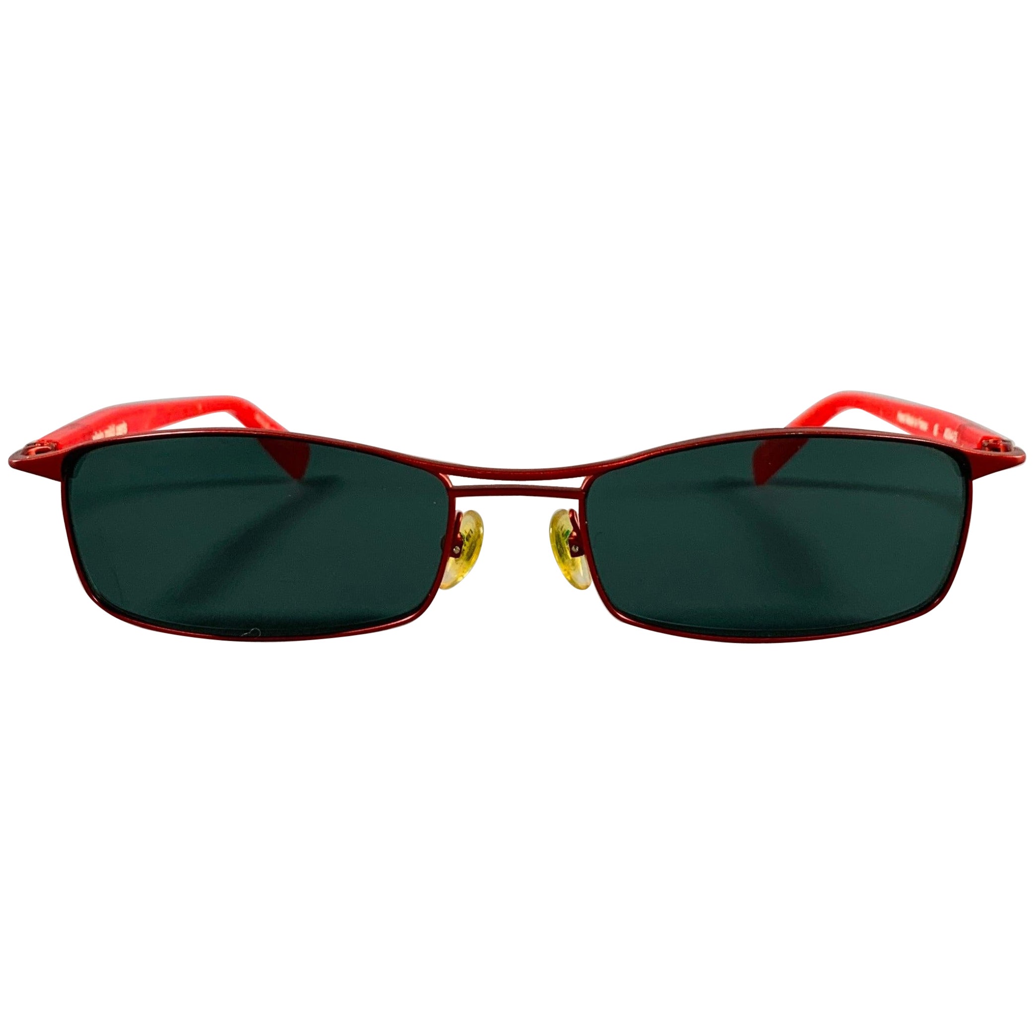 Lunettes de soleil ALAIN MIKLI en métal rouge