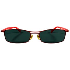 Lunettes de soleil ALAIN MIKLI en métal rouge