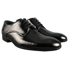 GIORGIO ARMANI Talla 6 Zapatos de cordones de piel maciza negra