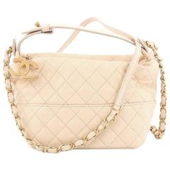 Chanel Hobo Quilted Leather Small