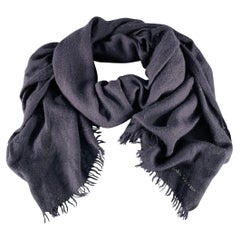 JOHN VARVATOS Navy Cashmere Scarf
