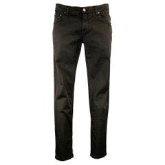 DOLCE & GABBANA Size 36 Black Cotton Blend Jean Cut Casual Pants