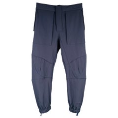 BOTTEGA VENETA Pre-Fall 2019 Size 32 Navy Polyamide Blend Casual Pants