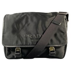 PRADA Black Nylon Messenger Bags