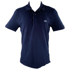 Polo en coton bleu marine LACOSTE, taille M