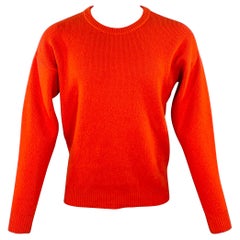 JOHN ELLIOTT Size S Red Cashmere Crew Neck Sweater