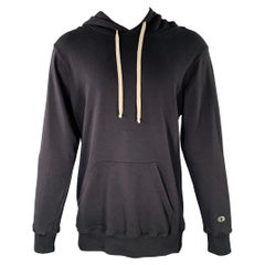 RICK OWENS Taille S Sweat à capuche en coton polyester noir