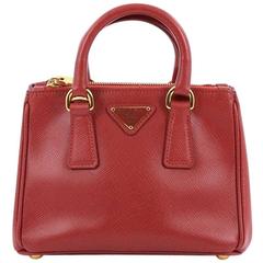 Used Prada Galleria Crossbody Bag Saffiano Leather Mini