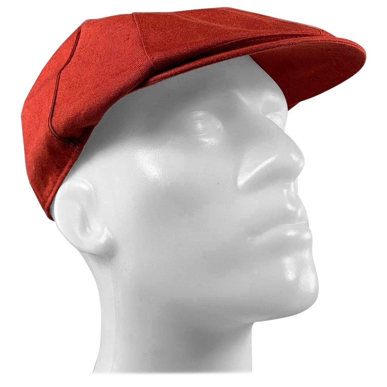 BORSALINO Size L Red Linen Hats