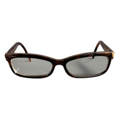 JIMMY CHOO Brown Tortoise Shell Acetate Frames
