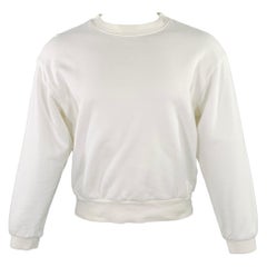 KAPITAL Size S White Yellow Cartoon Cotton Crew Neck Sweatshirt