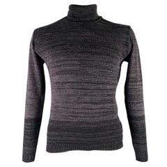 STEPHAN SCHNEIDER Size XL Grey Charcoal Stripe Acrylic Blend Pullover